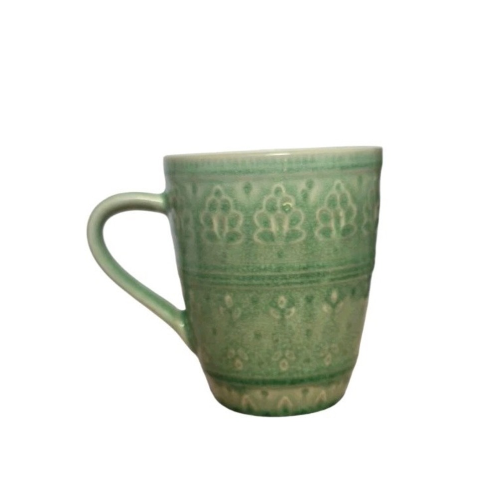 Euro Ceramica Fez Hard To Find Green Mug Set Of 2